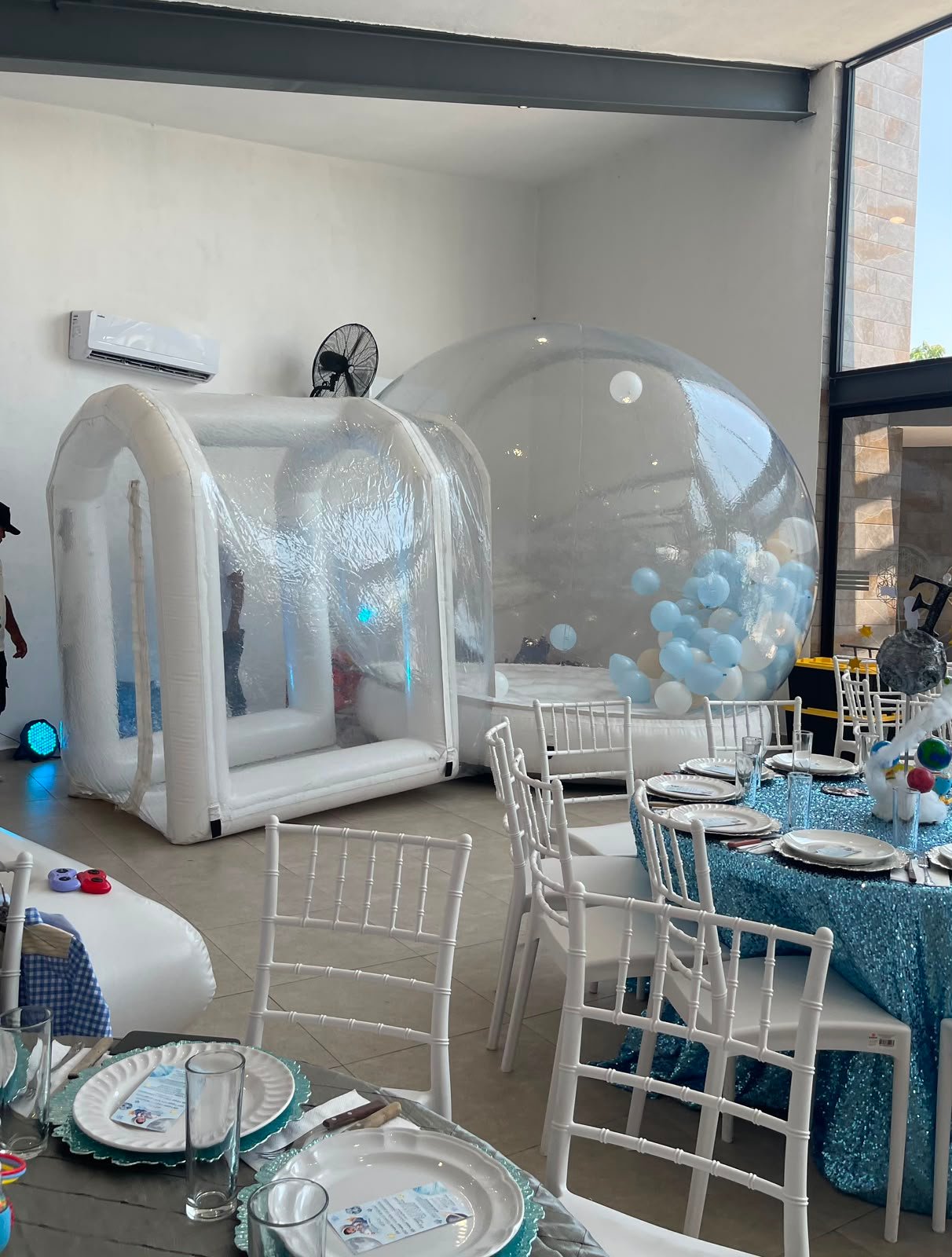 Bubble House White